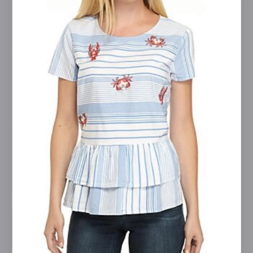 Crown and ivy crab shirt